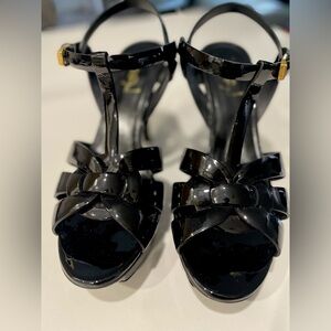 YSL Tribute Lower Heels in Black sz 38.5